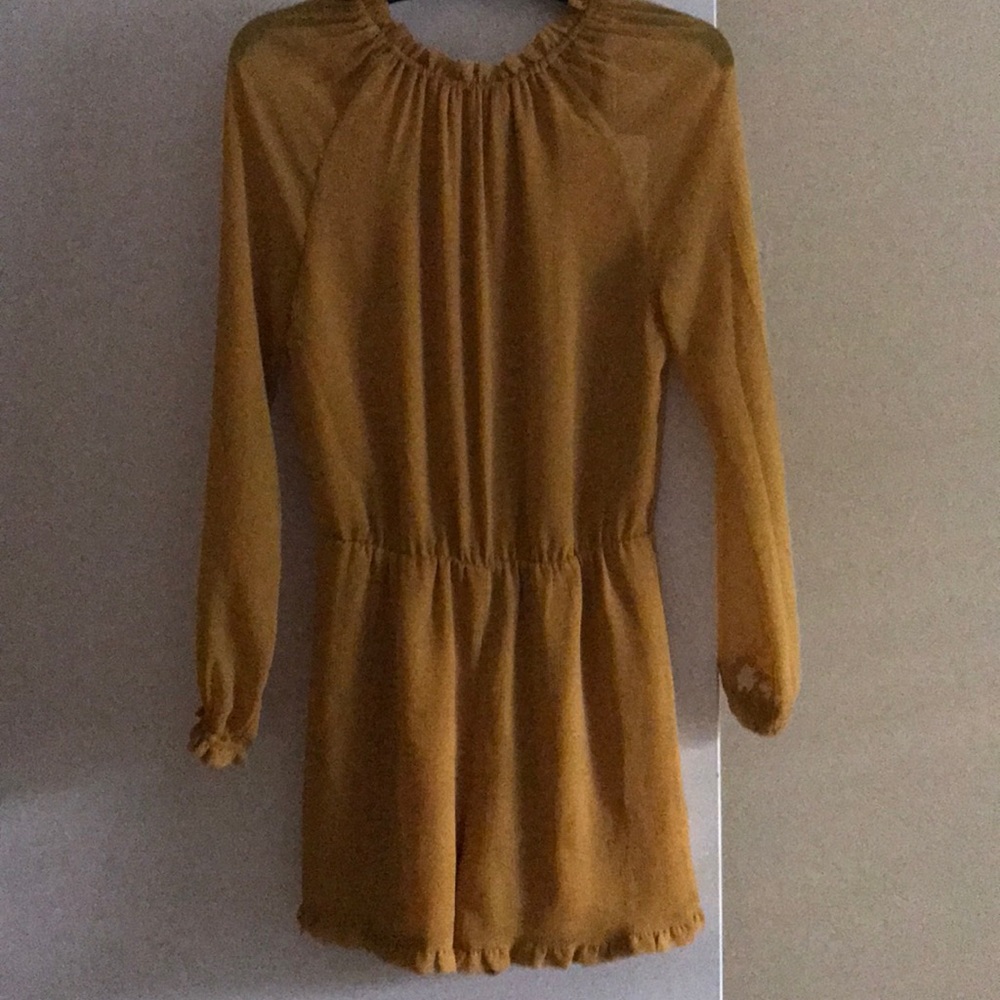 Mustard yellow romper